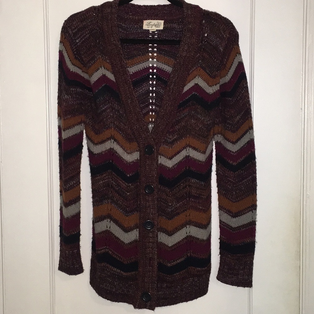 Vibrant Chunky Cardigan
